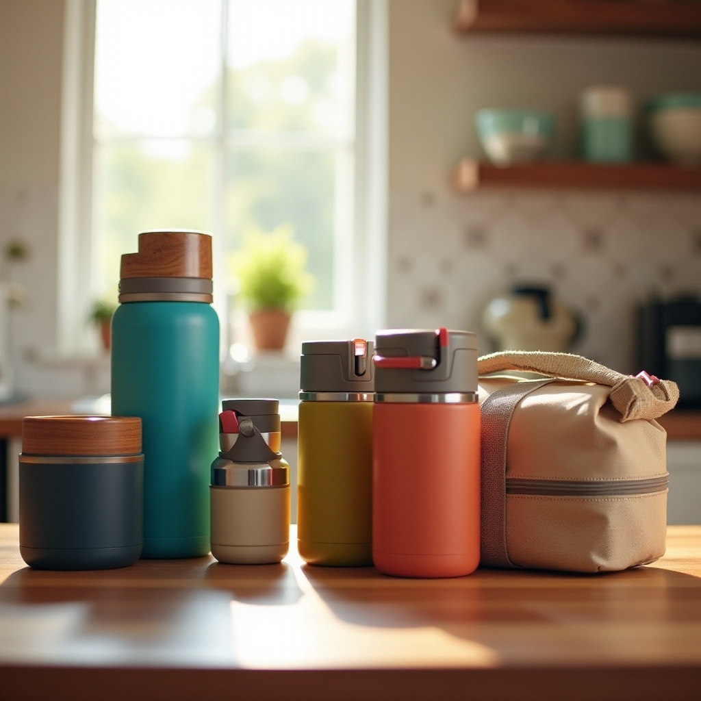 thermos with lunch box